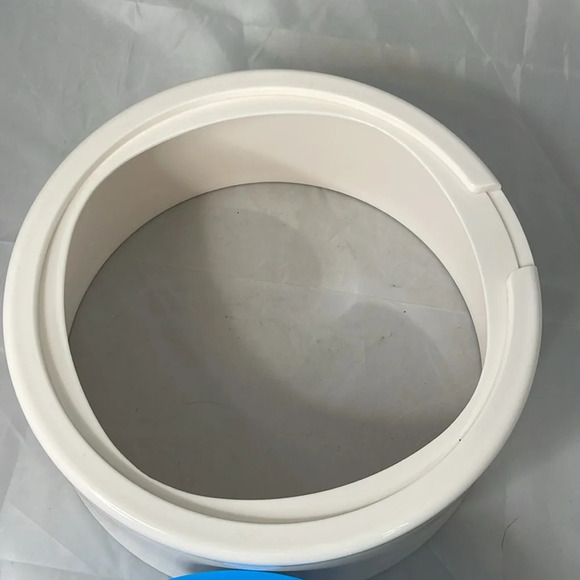 FELLIP Slow Feeder Dog Dish Blue White Large Breed 2 Pc Non Slip - Picture 3 of 8